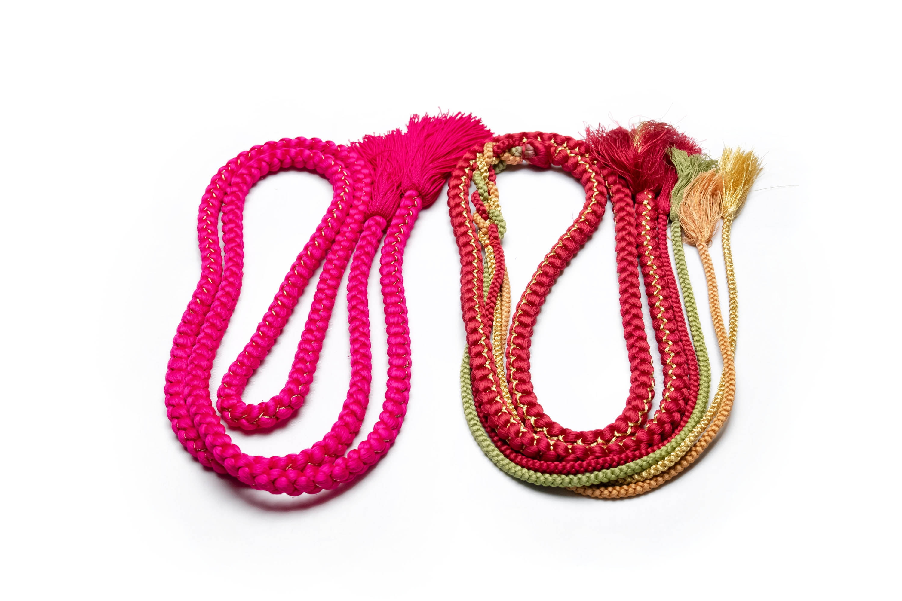 DEAR VANILLA Japanese Kimono Obijime Cord Set For Furisode Kimono Silk ...