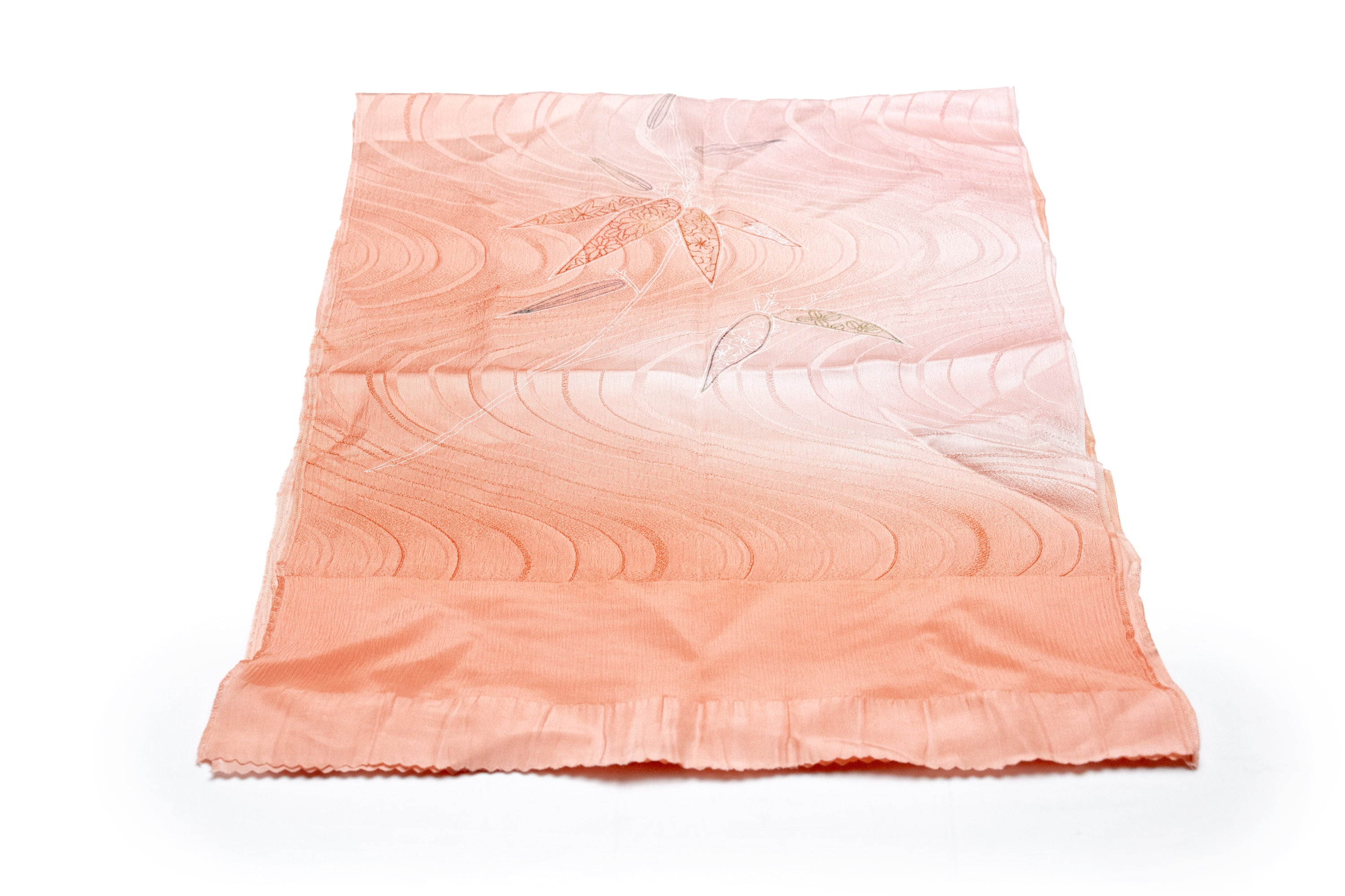 DEAR VANILLA Japanese Kimono Silk Rinzu/Chirimen Obiage Women's Obi