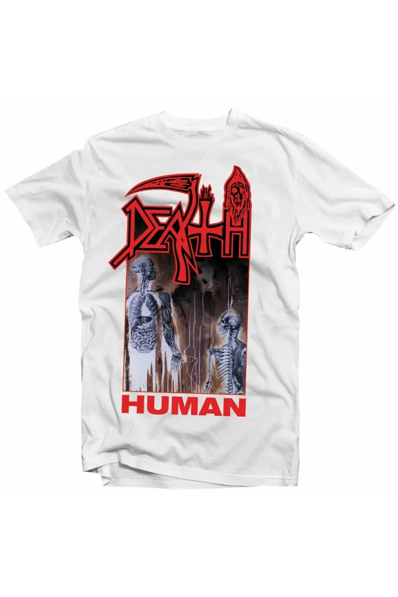 DEATH Human White T-Shirt NEW T Shirt All Size S-4XL EE74