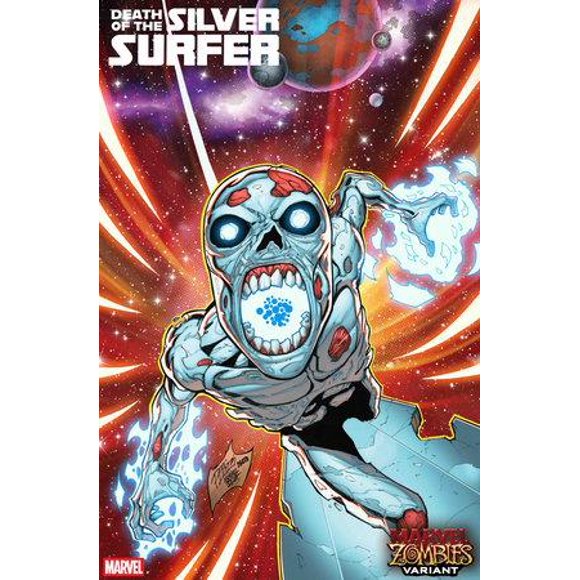 DEATH OF THE SILVER SURFER #5 MARC ASPINALL MARVEL ZOMBIES VARIANT Marvel Comic Book 2025