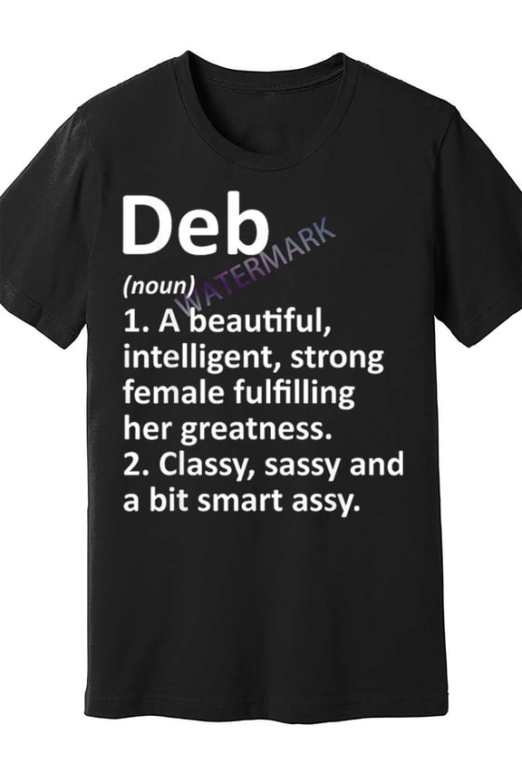 DEB Definition Personalized Name Funny Christmas Gift 695693 funny Men'S Short Sleeve T-shirt black AM