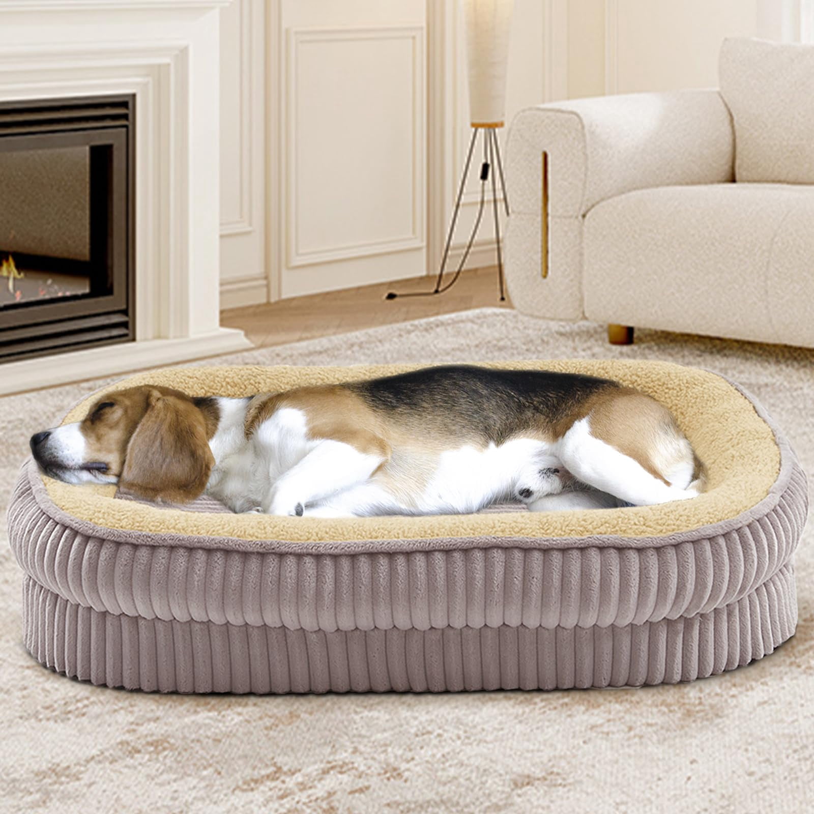 Bolster Toward Designed Modular Dog Crate Sofa Kwanjatta Reference: Debang Home Orthopedic Fev6 Dog Bed For Medium Dogs High