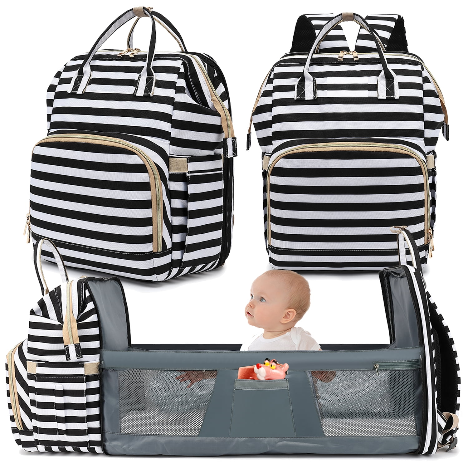 Free Shipping! DEBUG Baby Diaper Bag with Changing Station Free Shipping! DEBUG Baby Diaper Bag with Changing Station