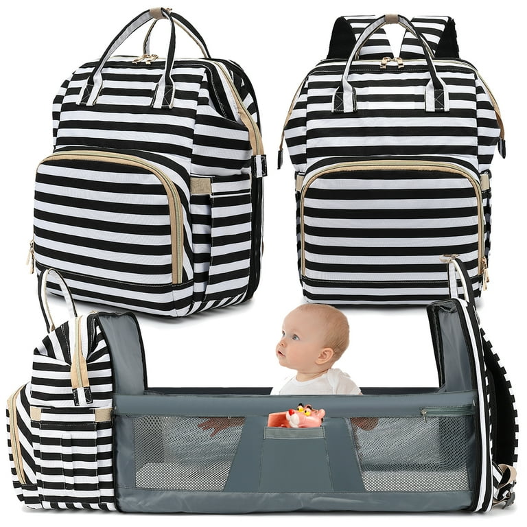 Debug Baby Diaper Bag with Changing Station, Waterproof, Portable
