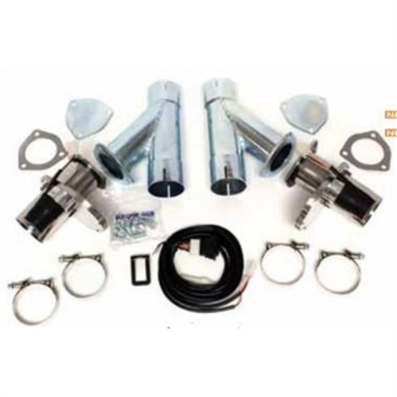 Lokar Kickdown Cable Kit For Ford C-4 Transmission - Black Housing With Aluminum Fittings (XKD-20C4HT)