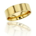 thumbnail image 1 of DECADENCE 10K Yellow Gold 6mm Polished Flat Comfort Feel Plain Wedding Band, 12, 1 of 4
