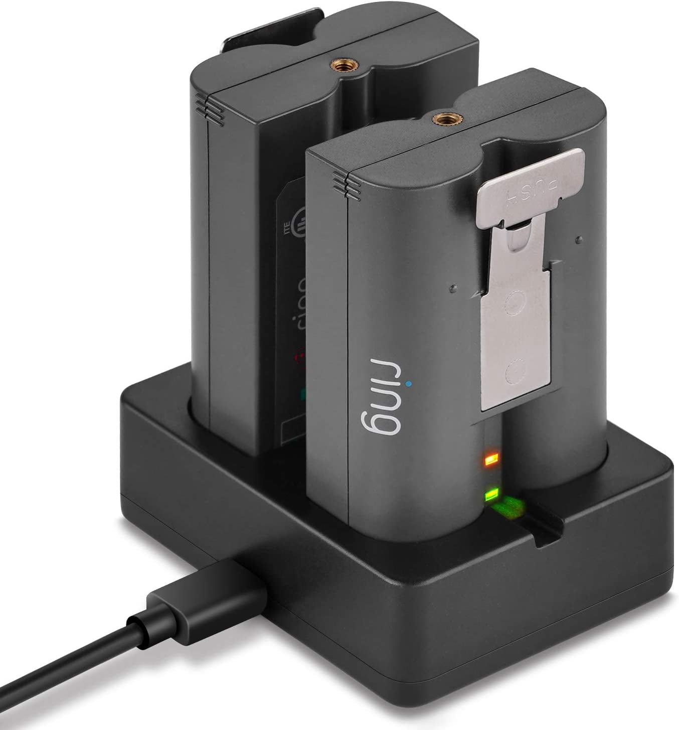 DECHIANY Dual Port Charging Station Ring Spotlight Cam Battery Video Doorbell Cam Battery