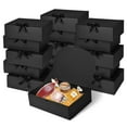 thumbnail image 1 of DECHISY 15Pack Gift Boxes with Lids, 10.6x7.8x3.1 Inches Bridesmaid Proposal Boxes with Ribbon, Black Gift Boxes for Presents,Kraft Paper Boxes, 1 of 7