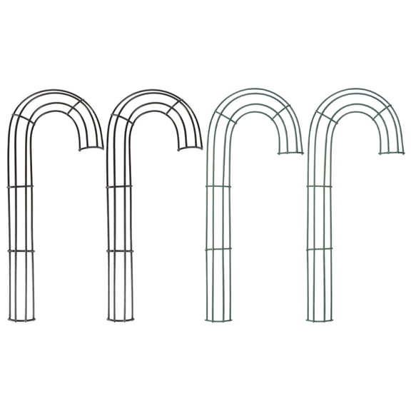 DECHOUS 4pcs Candy Cane Wire Wreath Frames for DIY Decoration