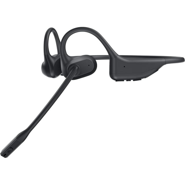 DECHOYECH Open Ear Headphones with Mic, AI Noise Cancelling Multipoint Connect Bluetooth 5.3 Headset, Sweatproof Wireless Headset for Work, Driving, Running, Workouts