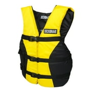 DECKBRAVE Adult USCG Approved Life Jacket Vests Super Large Size 40''-60''
