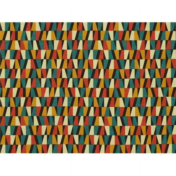DECKEN-397 Printed Decken 397 Fabric, Franklin Multi Color
