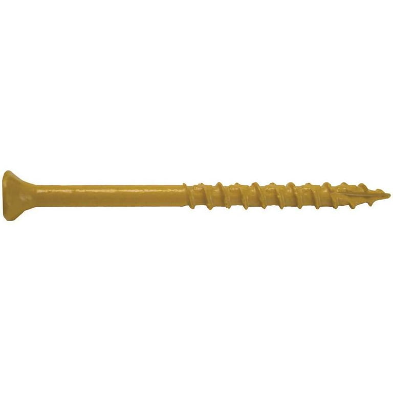 #9 x 3 in. Star Flat-Head Wood Deck Screws (5 lbs./Pack) #9 x 3 in. Star Flat-Head Wood Deck Screws (5 lbs./Pack)
