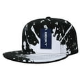 thumbnail image 1 of DECKY 100% Cotton Structured Snapback Baseball Caps Cap Hats For Men Women Black, 1 of 2