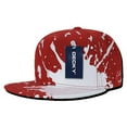 thumbnail image 1 of DECKY 100% Cotton Structured Snapback Baseball Caps Cap Hats For Men Women Red, 1 of 2