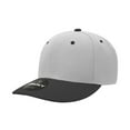 thumbnail image 1 of Decky 207 6 Panel Mid Profile Structured Acrylic/Polyester Cap-Grey/Black 2, 1 of 2