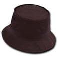 thumbnail image 1 of DECKY Fisherman's Bucket Constructed Cotton Hat Hats Caps Cap For Men Women Maroon, 1 of 2