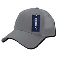 thumbnail image 1 of DECKY Low Crown Mesh Pre Curved Bill Baseball Caps Hats Cap Hat For Men Women Grey/Grey, 1 of 2