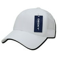 thumbnail image 1 of DECKY Low Crown Mesh Pre Curved Bill Baseball Caps Hats Cap Hat For Men Women White/White, 1 of 2