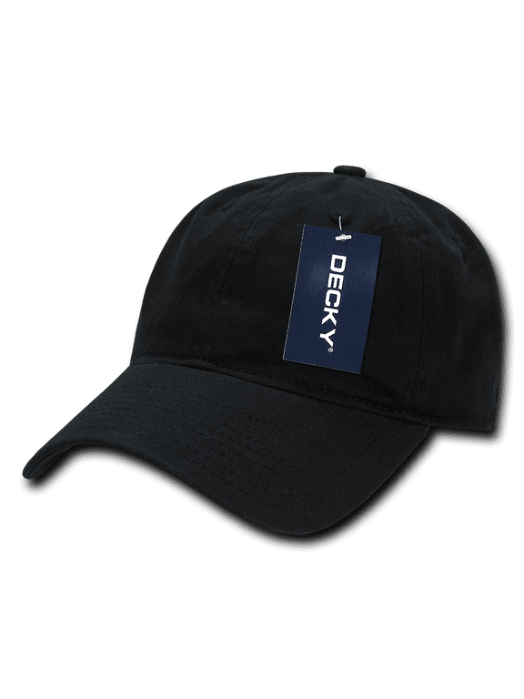 Washed Cotton Polo Vintage Low Crown Cap Caps Hat Hats For Men Women Black
