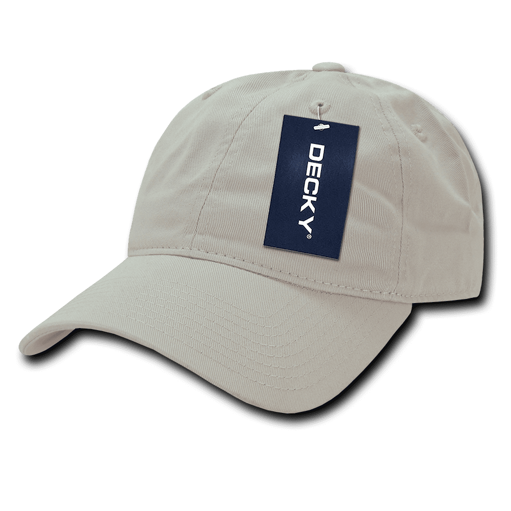 DECKY Washed Cotton Polo Vintage Low Crown Cap Caps Hat Hats For