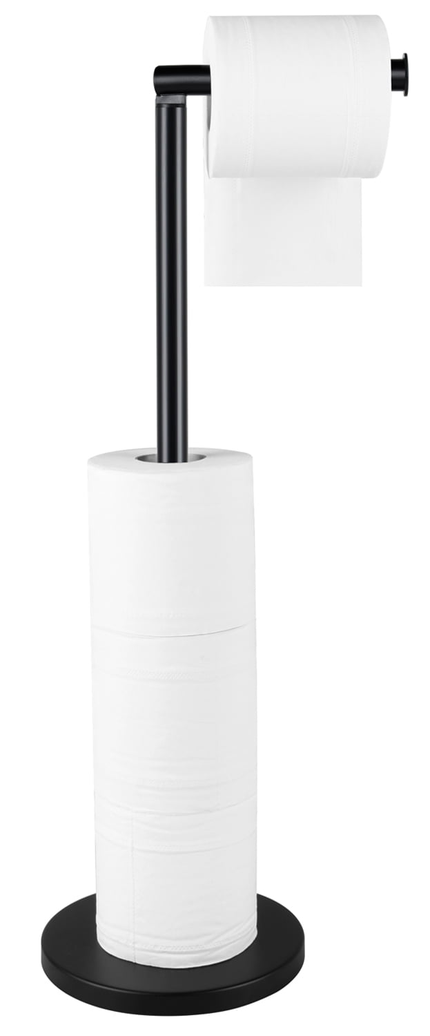 DECLUTTR Freestanding Roll Free Tissue Holder, TP Stand for Bathroom