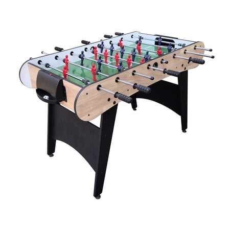 DECMAY 4ft Foosball Table, 48" Soccer Game Table for Kids & Adults, American Design MDF & Steel Table Football with 2 Balls, Indoor Sports Fun