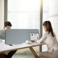 thumbnail image 1 of DECOLAB Portable Table Partition Screen Panel, Freestanding, Scratch Resistant, 48"x18", 1 of 9