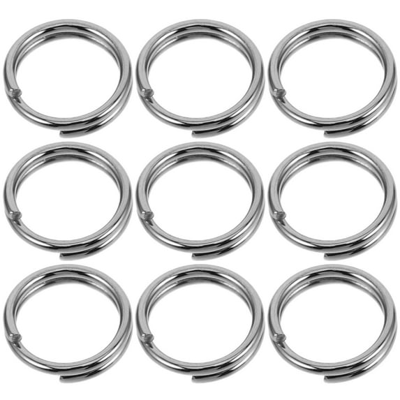 DECOMELODY 100Pcs Key Rings for Crafts DIY Design for Organize and Manage Key Collection