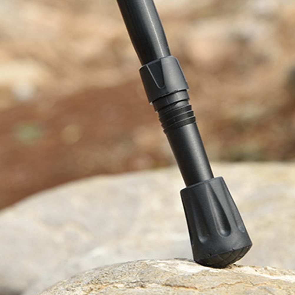 5 Gommini Di Ricambio In Gomma Per Punte Bastoncini Da Trekking - Adatti Alla Maggior Parte Dei Modelli Standard