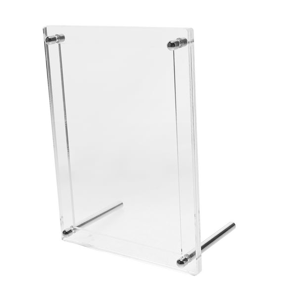 DECOMELODY 1Pack Award Frame Acrylic Puzzle Frame with Stainless Steel Rectangular Shape for Home Decor and Office Use