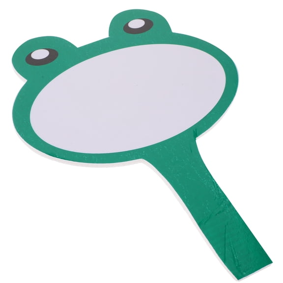 DECOMELODY 1Pack Dry Erase Auction Paddles Cute White Board for Classrooms and Games 11.8x7.9in Foam PVC