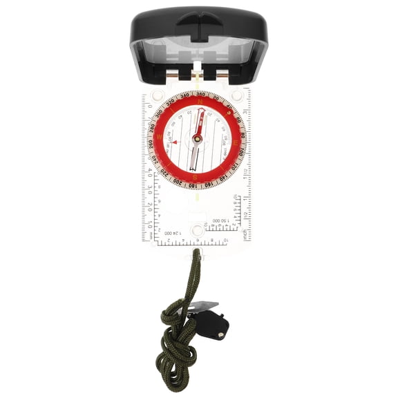 DECOMELODY 1Pack High Precision Compass Navigation Multifunctional Outdoor Tool Abs Material