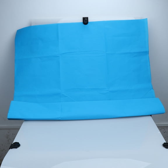 DECOMELODY 1Pcs Blue Nonwovens Rectangular Professional Backdrop for Photography 79x63in