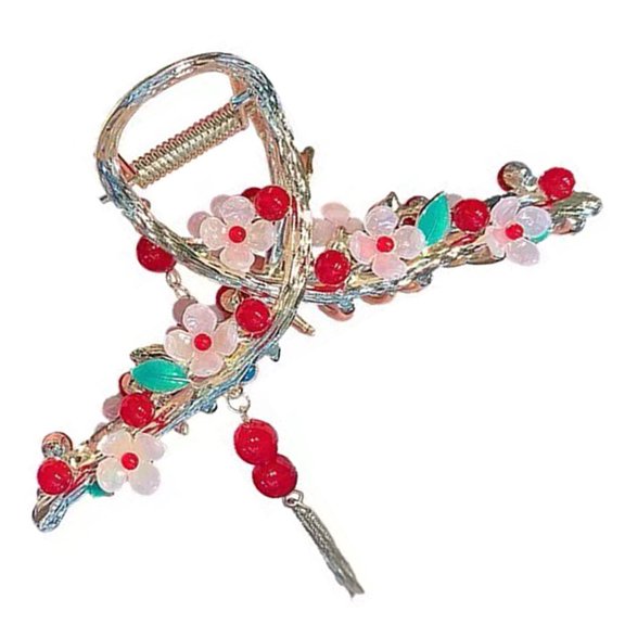 DECOMELODY 1Pcs Classic Style Tassel Hair Accessories For Women And Girls Home Use