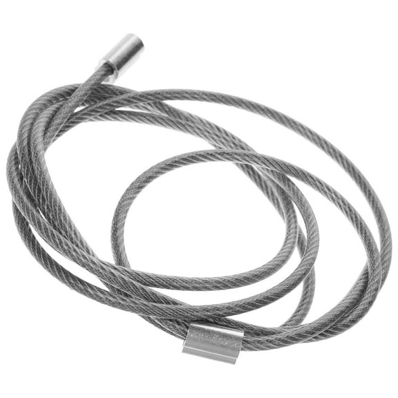 DECOMELODY 1Pcs Steel Wire Basketball Hoop Nets Replacement String Silver 4mm Durable For Indoor Use And Outdoor Use