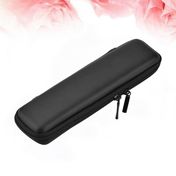 DECOMELODY 1Set Pouch Holder for Executive Fountain Pen Protective Storage Dustproof Drop Proof Black EVA PU