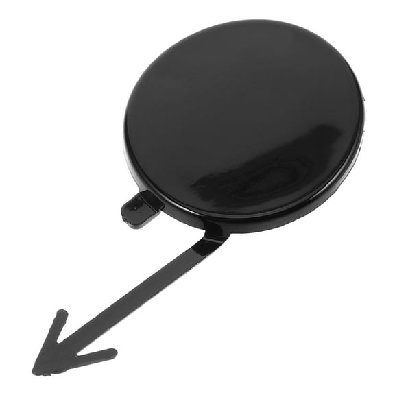 DECOMELODY 1Set Sleek Design Waterproof Tow Hook Cover for Car Rear Bumper Towing .0x2.0x0.6in