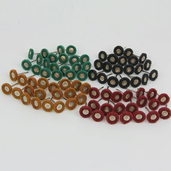 DECOMELODY 40Pcs Cordless Rotary Tool Polishing Wheel Buffing Pads For Drill Metal Polishing