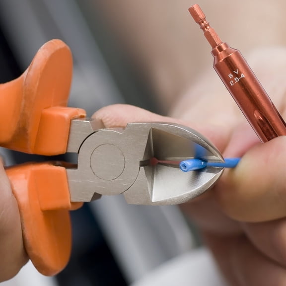 DECOMELODY 4Pcs Hexagonal Handle Wire Twisting Tool for Wiring Connections 3.54X0.79X0.79in