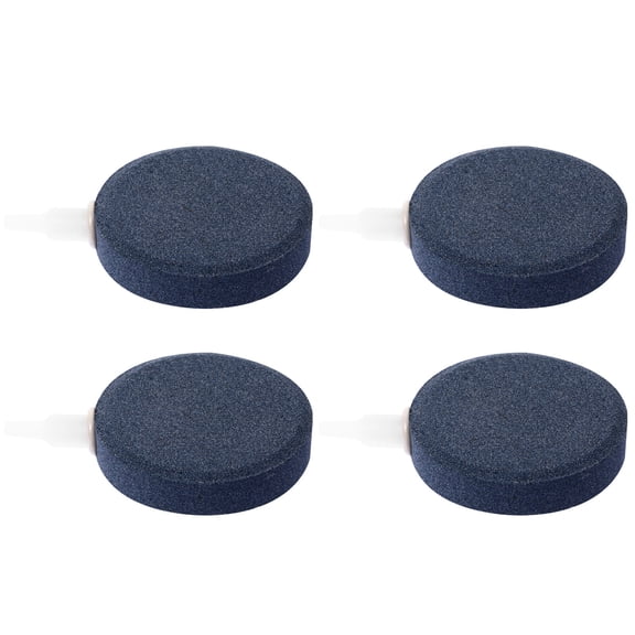 DECOMELODY 4Pcs Super Hard Stone Disc for Aquarium Oxygenation 2.36x2.36x0.71in