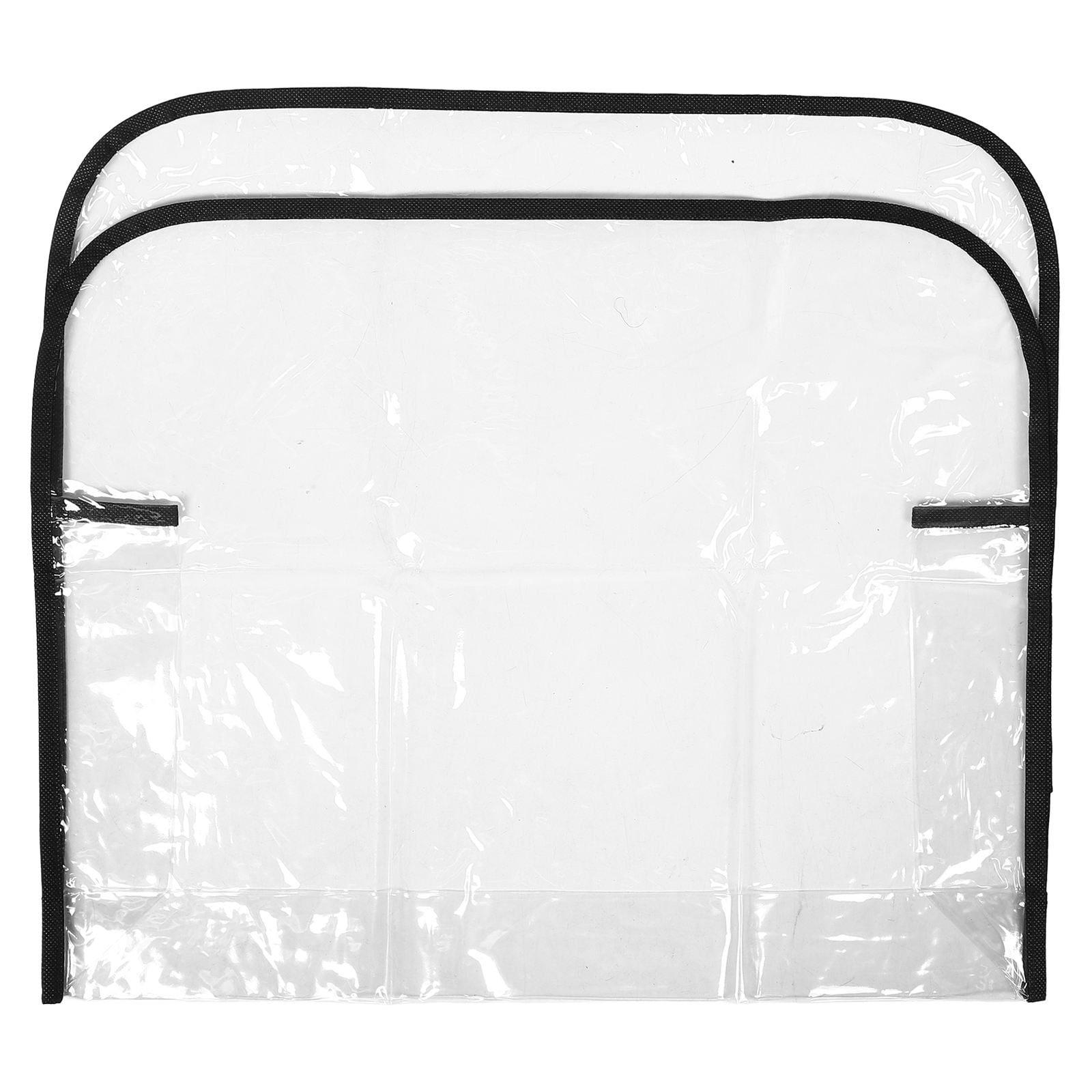 DECOMELODY Clear Plastic Chair Cover 1Pcs For Salon Chairs Square Shape ...