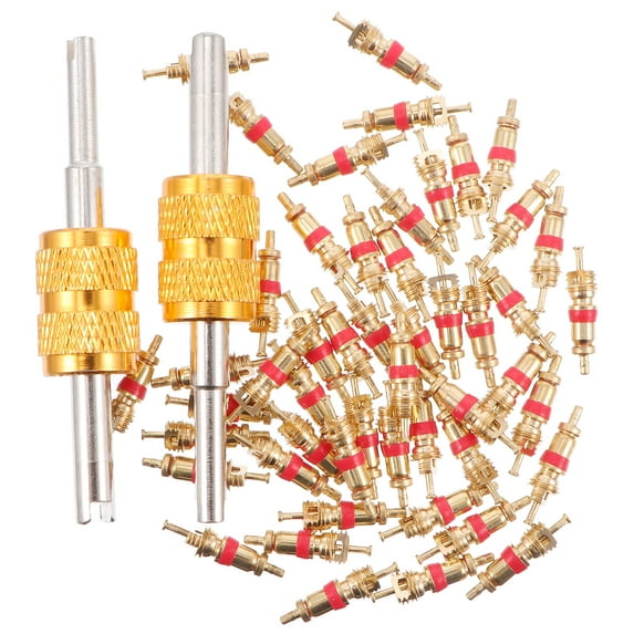 DECOMELODY Core Wrench 1 Set 7X0.63in for Car Motorcycle Valve Core Removal Assorted Color