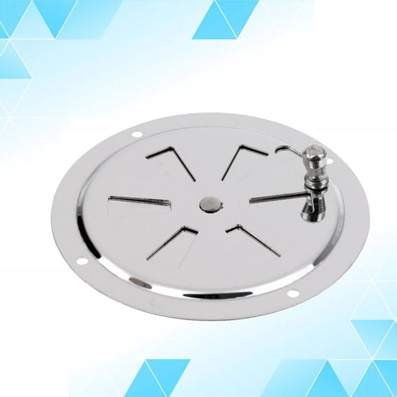 DECOMELODY Marine Ventilation Cover 1Set Stainless Steel Boat Louvered Vent for Yacht Kayak Air Flow Control