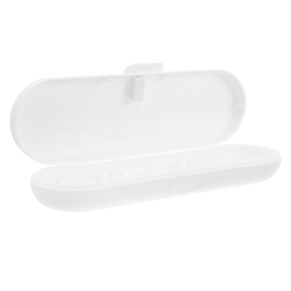 DECOMELODY Organized Storage Electric Toothbrush Travel Case in White 1Set