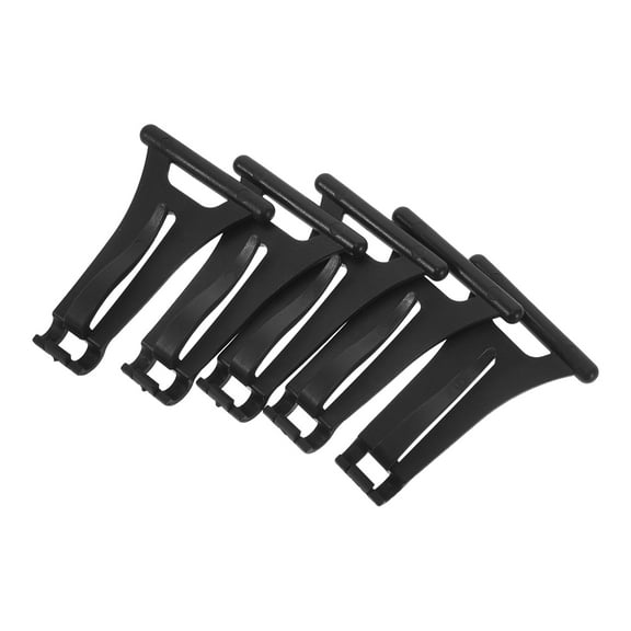 DECOMELODY Rv Awning Clips for Lights 5Pcs Plastic Support Hooks for Traveling with RVs Camping Tent 11.8x1.97x0.59in