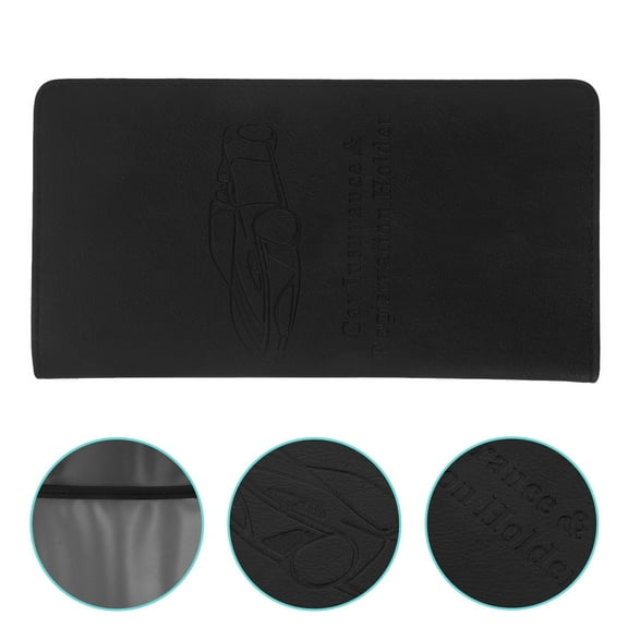 DECOMELODY Splashproof Stain Resistant Wear Resistant Car Document Organizer 1Set