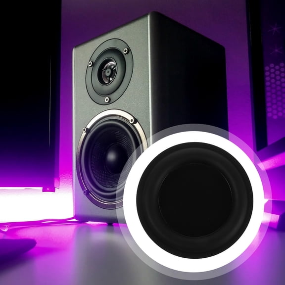 DECOMELODY Square Plastic Speaker Diaphragm 1Pack for Low Frequency Vibration in Vehicle Subwoofer 6.29X0.59in