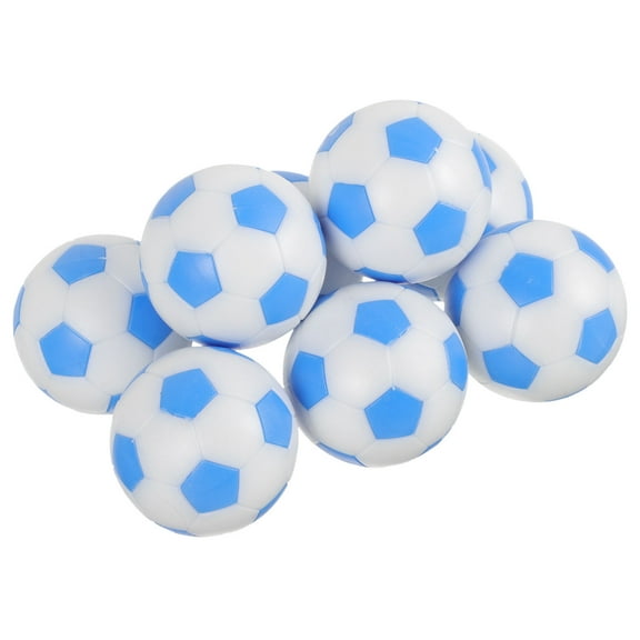 DECOMELODY Table Football Games Accessories 8Pcs Foosball Balls Sky Blue White Compact Design