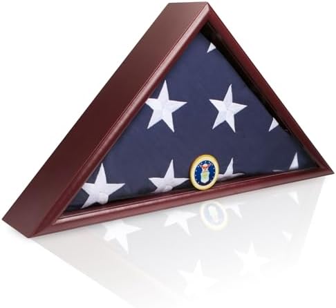 DECOMIL - AIR Force Flag Display Case Box, 5x9 Burial - Funeral ...